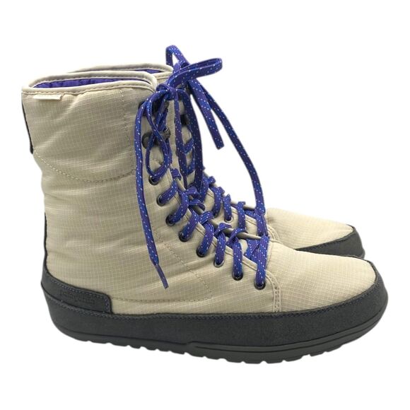 Patagonia Activist Puff High Waterproof Boot Insulated Cream Snow Women's 8 - Picture 2 of 16